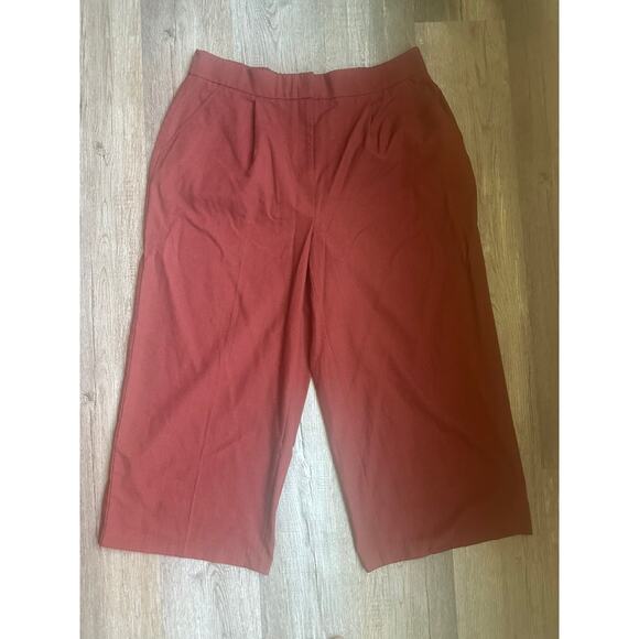 Nine West Wide Leg Cropped Pants Size XL - Picture 1 of 2